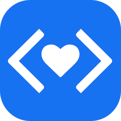 iLoveCoding logo with transparent background