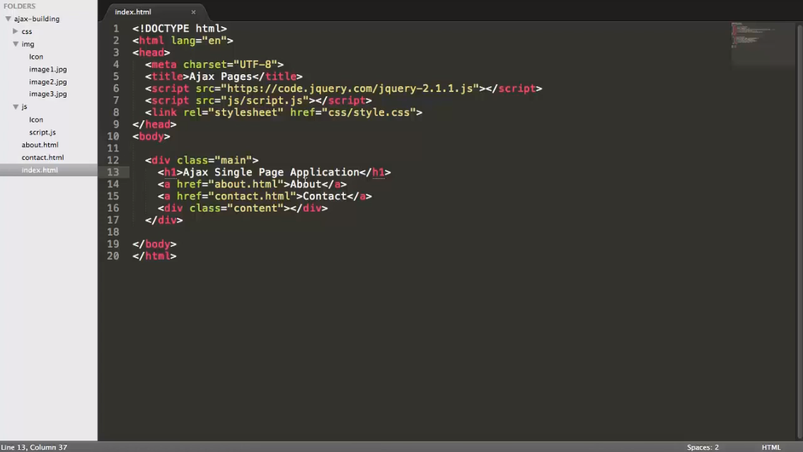 heden Kwijtschelding uitvinden Ajax: Create a Single Page App with jQuery - iLoveCoding