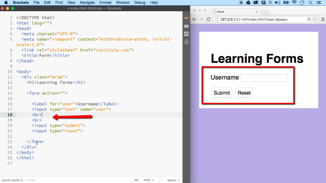 Form Elements (Part 1 of 2) - iLoveCoding