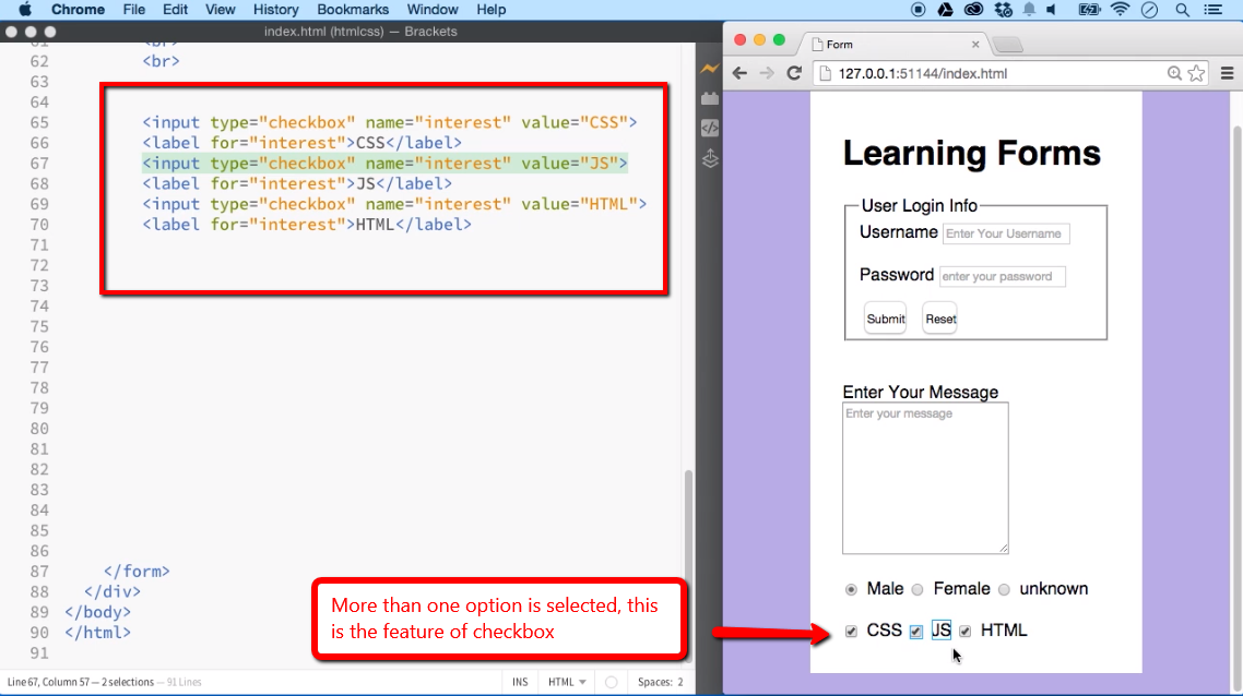 Form Elements (Part 2 of 2) - iLoveCoding